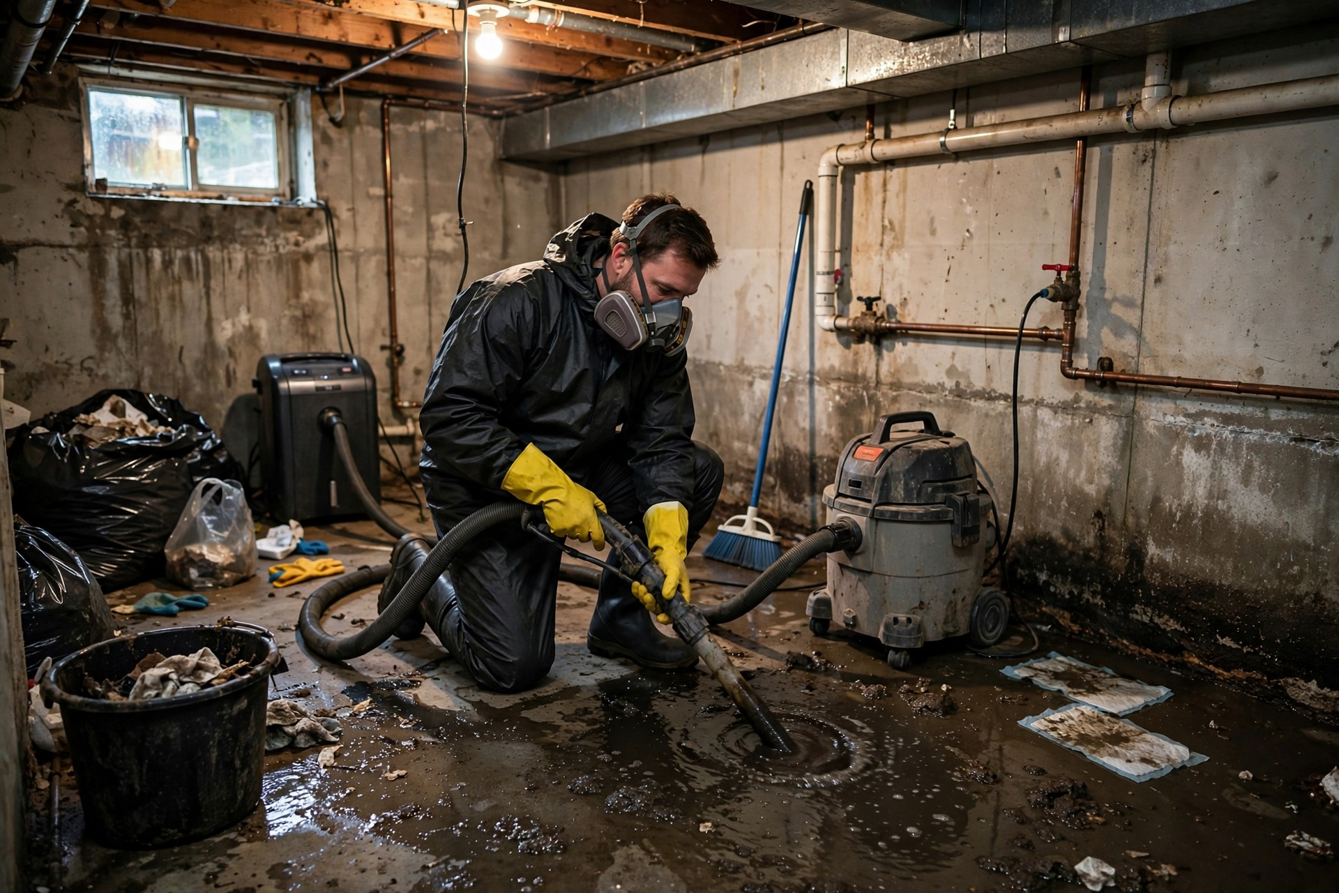 sewage cleanup in Pioneer City